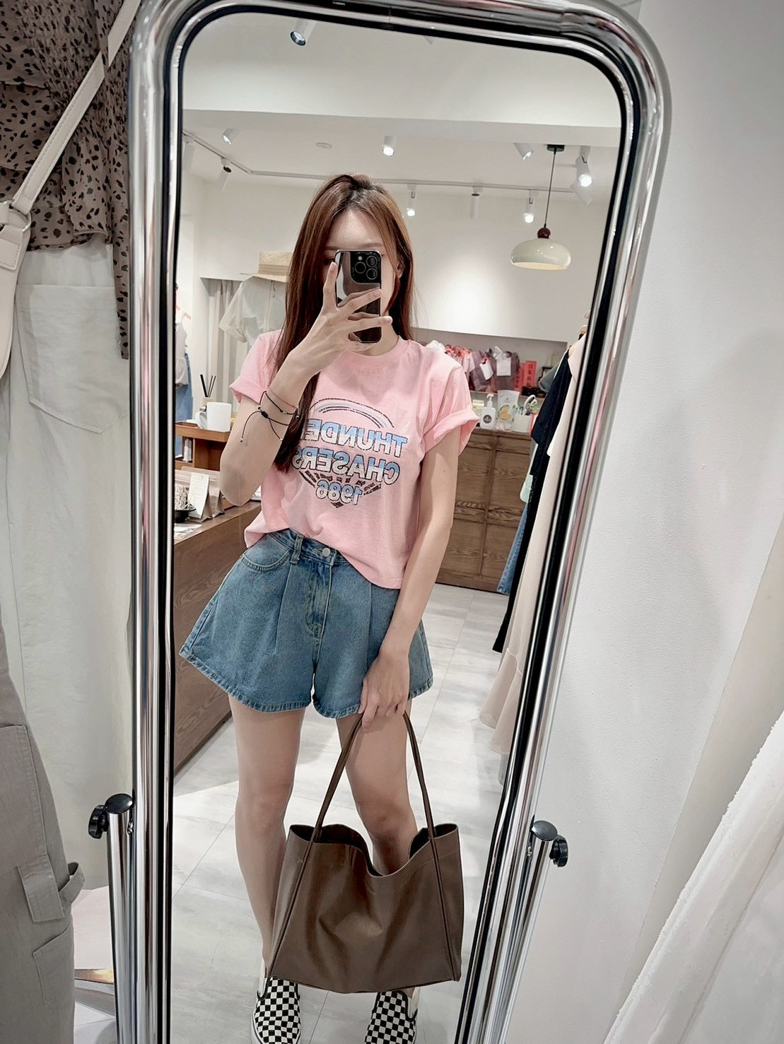 THUNDER CHASERS 復古印字Tee