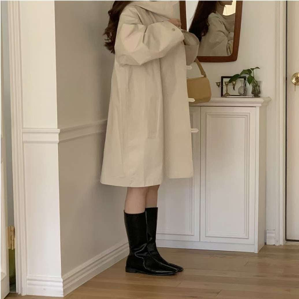 日常輕盈感奶油色外套