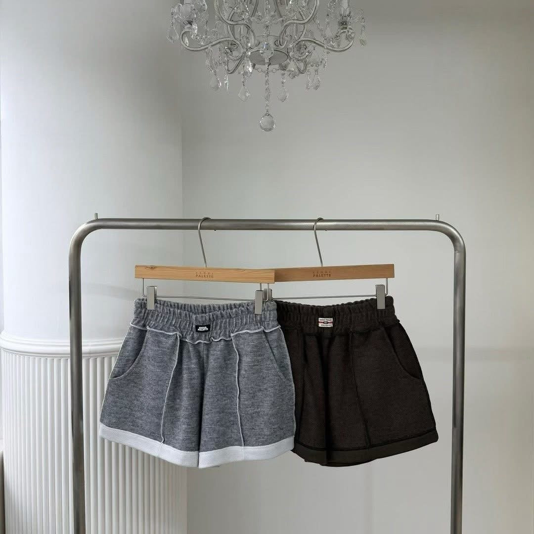 隨性小標籤寬鬆上衣/短褲