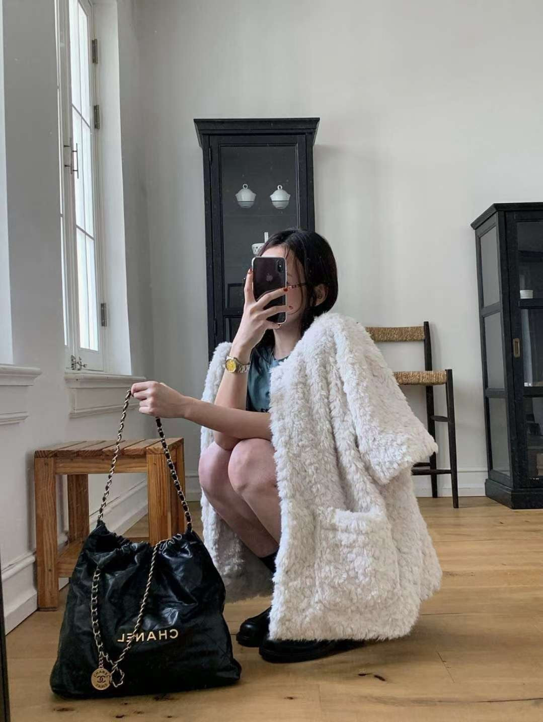 柔軟小宇宙QQ毛短袖外套