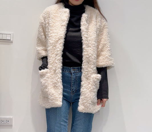 柔軟小宇宙QQ毛短袖外套