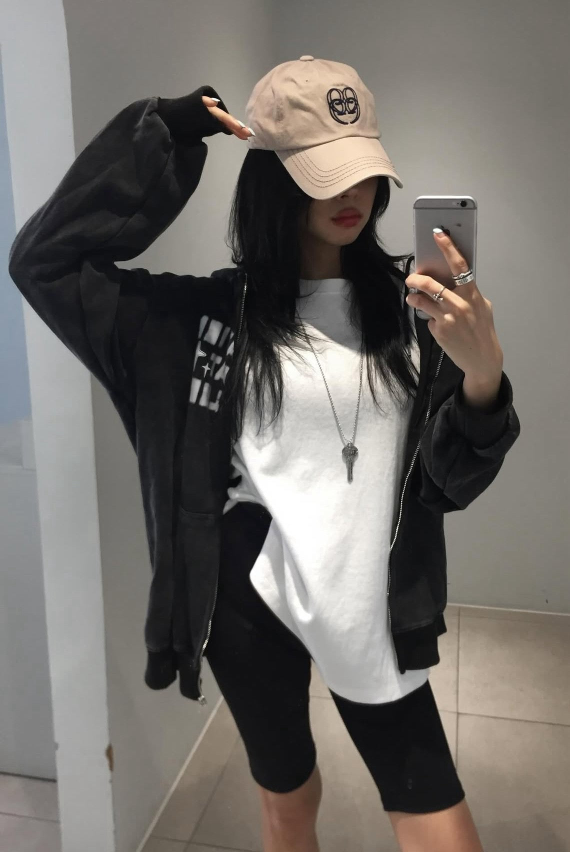 美風文字水洗連帽外套