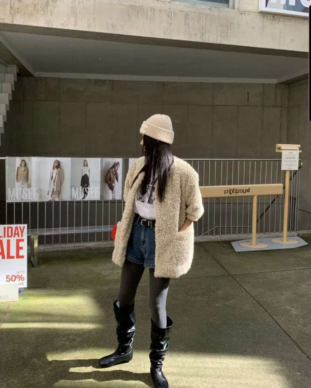 柔軟小宇宙QQ毛短袖外套