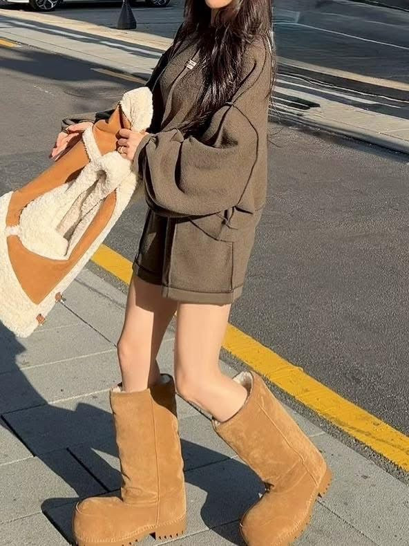 隨性小標籤寬鬆上衣/短褲