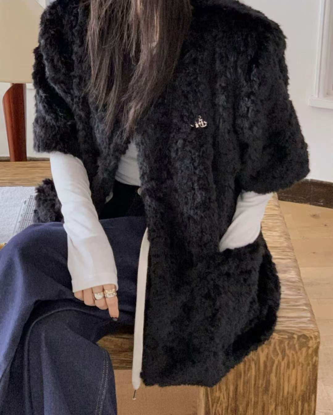 柔軟小宇宙QQ毛短袖外套