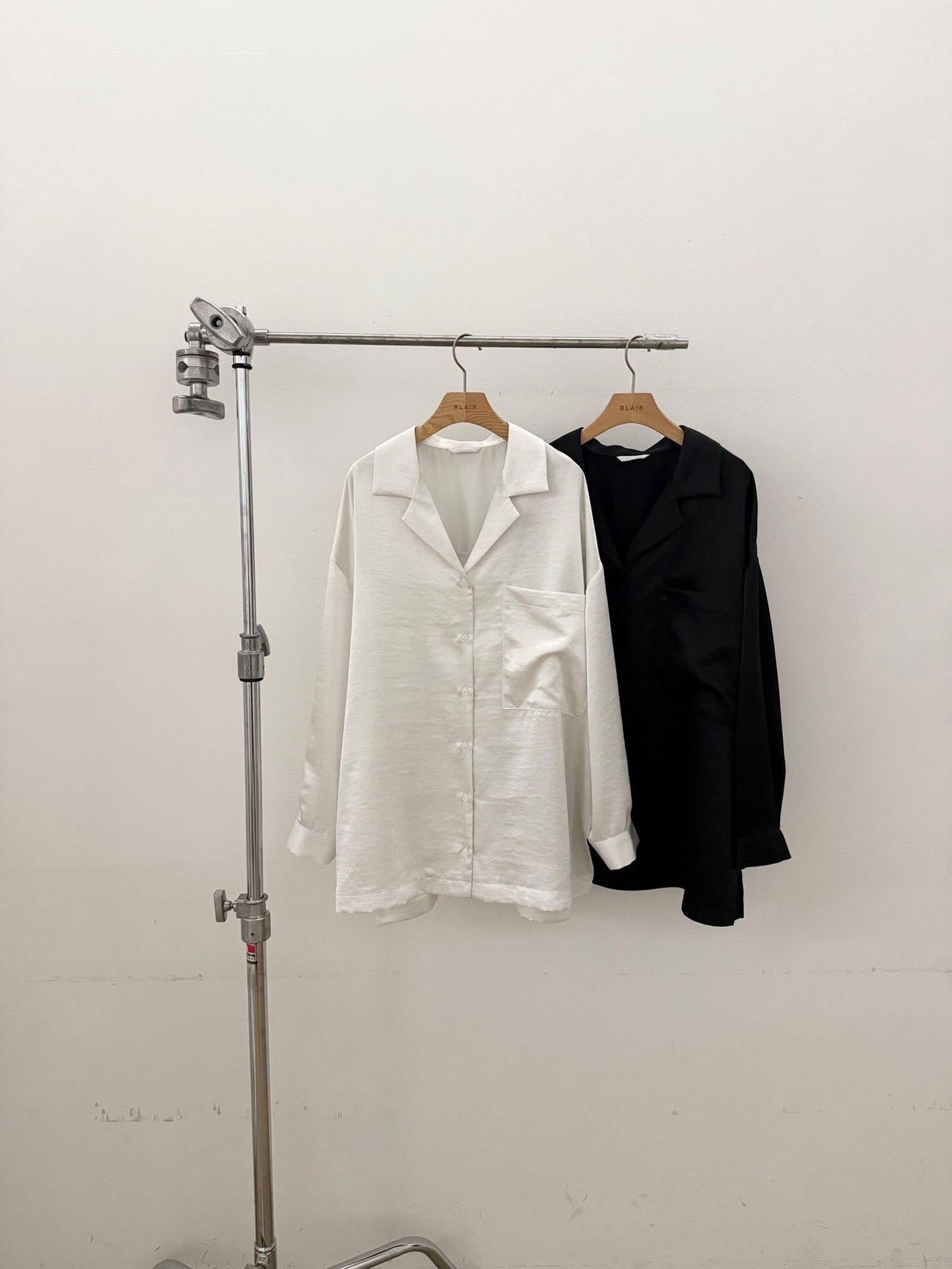 光澤感慵懶長襯衫