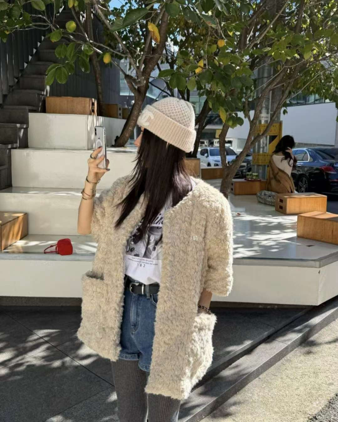 柔軟小宇宙QQ毛短袖外套