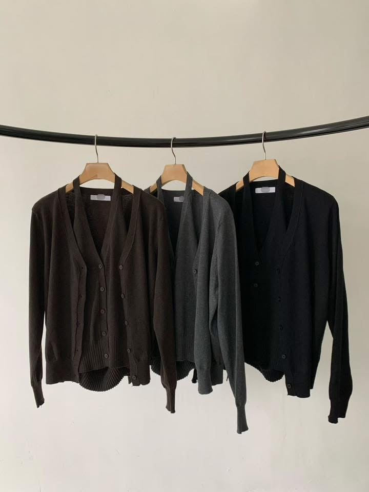 繞脖背心+外套針織套裝