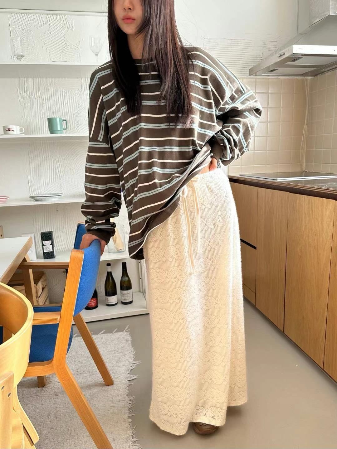 雲朵蕾絲長裙